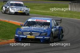 04.05.2008 Scarperia, Italy,  Maro Engel (GER), Muecke Motorsport AMG Mercedes, AMG Mercedes C-Klasse, Bruno Spengler (CAN), Team HWA AMG Mercedes, AMG Mercedes C-Klasse - DTM 2008 at Mugello