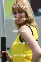 04.05.2008 Scarperia, Italy,  grid girls - DTM 2008 at Mugello