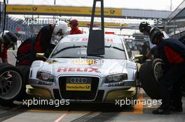 17.05.2008 Klettwitz, Germany,  Practice pitstop of Oliver Jarvis (GBR), Audi Sport Team Phoenix, Audi A4 DTM - DTM 2008 at Lausitzring
