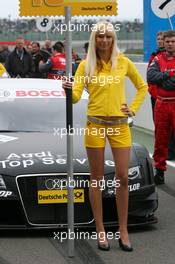 18.05.2008 Klettwitz, Germany,  Grid gir in front of the car of Timo Scheider (GER), Audi Sport Team Abt - DTM 2008 at Lausitzring