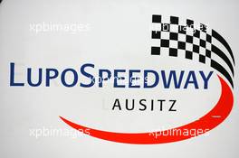18.05.2008 Klettwitz, Germany,  Marshalls have slightly modified the name of the circuit on their boot into LUPO SPEEDWAY Ausitz - DTM 2008 at Lausitzring