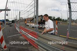 27.06.2008 Nürnberg, Germany,  Track preparations / scenic shots - DTM 2008 at Norisring