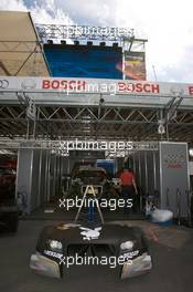 27.06.2008 Nürnberg, Germany,  Audi Sport Team Rosberg pit area - DTM 2008 at Norisring