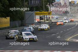 29.06.2008 Nürnberg, Germany,  Pace lap: Alexandre PreI?mat, Audi Sport Team Phoenix, Audi A4 DTM - DTM 2008 at Norisring