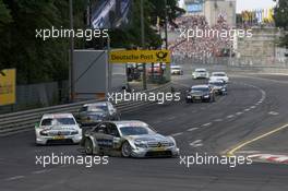 29.06.2008 Nürnberg, Germany,  Pace lap: Bruno Spengler, Team HWA AMG Mercedes, AMG Mercedes C-Klasse - DTM 2008 at Norisring