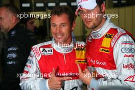 26.07.2008 Nürburg, Germany,  Tom Kristensen (DNK), Audi Sport Team Abt, Portrait (1st) and Martin Tomczyk (GER), Audi Sport Team Abt Sportsline, Portrait (3rd) in qualifying - DTM 2008 at Nürburgring