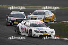 27.07.2008 Nürburg, Germany,  Susie Stoddart (GBR), Persson Motorsport AMG Mercedes, AMG Mercedes C-Klasse, leads Mattias Ekström (SWE), Audi Sport Team Abt Sportsline, Audi A4 DTM, Oliver Jarvis (GBR), Audi Sport Team Phoenix, Audi A4 DTM - DTM 2008 at Nürburgring