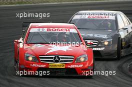 27.07.2008 Nürburg, Germany,  Gary Paffett (GBR), Persson Motorsport AMG Mercedes, AMG-Mercedes C-Klasse, leads Paul di Resta (GBR), Team HWA AMG Mercedes, AMG Mercedes C-Klasse - DTM 2008 at Nürburgring
