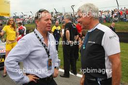 31.08.2008 Fawkham, England,  Martin Brundle (GBR) on the grid - DTM 2008 at Brands Hatch