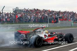 31.08.2008 Fawkham, England,  Lewis Hamilton (GBR), McLaren Mercedes, Demo Run - DTM 2008 at Brands Hatch