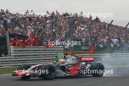 31.08.2008 Fawkham, England,  Lewis Hamilton (GBR), McLaren Mercedes, Demo Run - DTM 2008 at Brands Hatch