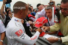 31.08.2008 Fawkham, England,  Lewis Hamilton (GBR), McLaren Mercedes, Demo Run - DTM 2008 at Brands Hatch