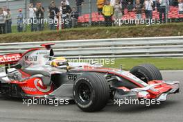 31.08.2008 Fawkham, England,  Lewis Hamilton (GBR), McLaren Mercedes, Demo Run - DTM 2008 at Brands Hatch