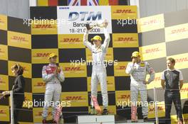 21.09.2008 Barcelona, Spain,  Podium Race DTM - DTM 2008 at Circuit de Catalunya, Barcelona