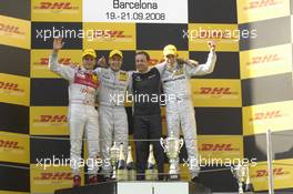 21.09.2008 Barcelona, Spain,  Podium Race DTM - DTM 2008 at Circuit de Catalunya, Barcelona