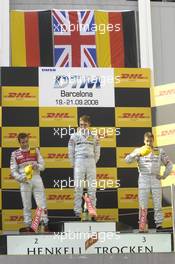 21.09.2008 Barcelona, Spain,  Podium Race DTM - DTM 2008 at Circuit de Catalunya, Barcelona