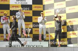 21.09.2008 Barcelona, Spain,  Podium Race DTM - DTM 2008 at Circuit de Catalunya, Barcelona