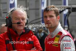 03.10.2008 Le Mans, France,  Martin Tomczyk (GER), Audi Sport Team Abt Sportsline, Portrait and his Race Engineer Dave Benbow (GBR) - DTM 2008 at Le Mans, France