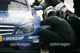 25.10.2008 Hockenheim, Germany,  Pitstop of Maro Engel (GER), Mücke Motorsport AMG Mercedes, AMG Mercedes C-Klasse - DTM 2008 at Hockenheimring, Germany