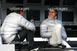 25.10.2008 Hockenheim, Germany,  Paul di Resta (GBR), Team HWA AMG Mercedes, Portrait (right), with his race engineer Axel Randolph (GER) - DTM 2008 at Hockenheimring, Germany