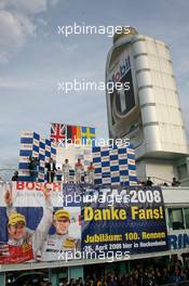 26.10.2008 Hockenheim, Germany,  Paul di Resta (GBR), Team HWA AMG Mercedes, AMG Mercedes C-Klasse, Timo Scheider (GER), Audi Sport Team Abt, Audi A4 DTM, Mattias Ekstroem (SWE), Audi Sport Team Abt Sportsline, Audi A4 DTM - DTM 2008 at Hockenheimring, Germany