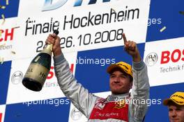 26.10.2008 Hockenheim, Germany,  Winner of the 2008 DTM: Timo Scheider (GER), Audi Sport Team Abt, Audi A4 DTM - DTM 2008 at Hockenheimring, Germany