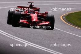 14.03.2008 Melbourne, Australia,  Kimi Raikkonen (FIN), Räikkönen, Scuderia Ferrari - Formula 1 World Championship, Rd 1, Australian Grand Prix, Friday Practice