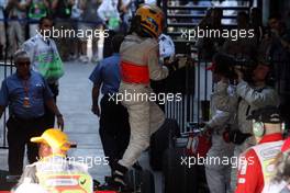 16.03.2008 Melbourne, Australia,  Lewis Hamilton (GBR), McLaren Mercedes - Formula 1 World Championship, Rd 1, Australian Grand Prix, Sunday Podium