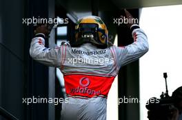 16.03.2008 Melbourne, Australia,  Winner, 1st, Lewis Hamilton (GBR), McLaren Mercedes - Formula 1 World Championship, Rd 1, Australian Grand Prix, Sunday Podium