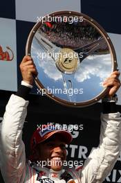 16.03.2008 Melbourne, Australia,  Lewis Hamilton (GBR), McLaren Mercedes - Formula 1 World Championship, Rd 1, Australian Grand Prix, Sunday Podium