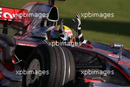 16.03.2008 Melbourne, Australia,  Lewis Hamilton (GBR), McLaren Mercedes - Formula 1 World Championship, Rd 1, Australian Grand Prix, Sunday Race