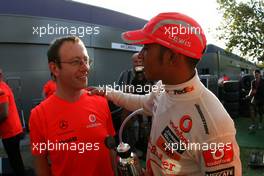 16.03.2008 Melbourne, Australia,  Lewis Hamilton (GBR), McLaren Mercedes - Formula 1 World Championship, Rd 1, Australian Grand Prix, Sunday Race