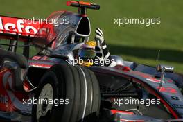 16.03.2008 Melbourne, Australia,  Lewis Hamilton (GBR), McLaren Mercedes - Formula 1 World Championship, Rd 1, Australian Grand Prix, Sunday Race