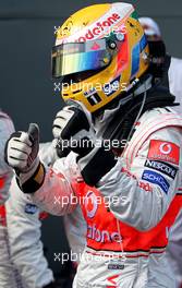 15.03.2008 Melbourne, Australia,  1st, Pole Position, Lewis Hamilton (GBR), McLaren Mercedes - Formula 1 World Championship, Rd 1, Australian Grand Prix, Saturday Qualifying