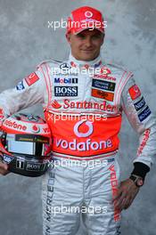 13.03.2008 Melbourne, Australia,  Heikki Kovalainen (FIN), McLaren Mercedes - Season Portrait Shooting 2008 - Formula 1 World Championship, Rd 1, Australian Grand Prix, Thursday