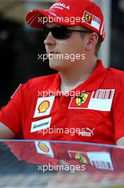 13.03.2008 Melbourne, Australia,  Kimi Raikkonen (FIN), Räikkönen, Scuderia Ferrari - Formula 1 World Championship, Rd 1, Australian Grand Prix, Thursday