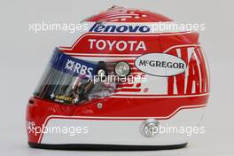 13.03.2008 Melbourne, Australia,  Kazuki Nakajima (JPN), Williams F1 Team, helmet - Formula 1 World Championship, Rd 1, Australian Grand Prix, Thursday