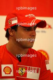 13.03.2008 Melbourne, Australia,  Felipe Massa (BRA), Scuderia Ferrari -, Shell Press Conference, Formula 1 World Championship, Rd 1, Australian Grand Prix, Thursday