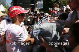 13.03.2008 Melbourne, Australia,  Lewis Hamilton (GBR), McLaren Mercedes - Formula 1 World Championship, Rd 1, Australian Grand Prix, Thursday