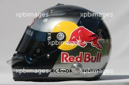 13.03.2008 Melbourne, Australia,  Sebastian Vettel (GER), Scuderia Toro Rosso, helmet - Formula 1 World Championship, Rd 1, Australian Grand Prix, Thursday