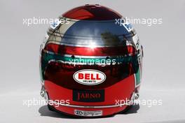 13.03.2008 Melbourne, Australia,  Jarno Trulli (ITA), Toyota Racing, helmet - Formula 1 World Championship, Rd 1, Australian Grand Prix, Thursday