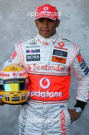13.03.2008 Melbourne, Australia,  Lewis Hamilton (GBR), McLaren Mercedes - Season Portrait Shooting 2008 - Formula 1 World Championship, Rd 1, Australian Grand Prix, Thursday