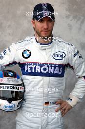 13.03.2008 Melbourne, Australia,  Nick Heidfeld (GER), BMW Sauber F1 Team - Season Portrait Shooting 2008 - Formula 1 World Championship, Rd 1, Australian Grand Prix, Thursday