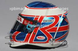 13.03.2008 Melbourne, Australia,  Jenson Button (GBR), Honda Racing F1 Team, helmet - Formula 1 World Championship, Rd 1, Australian Grand Prix, Thursday