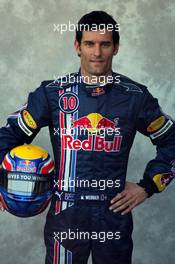 13.03.2008 Melbourne, Australia,  Mark Webber (AUS), Red Bull Racing - Season Portrait Shooting 2008 - Formula 1 World Championship, Rd 1, Australian Grand Prix, Thursday