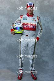 13.03.2008 Melbourne, Australia,  Adrian Sutil (GER), Force India F1 Team - Season Portrait Shooting 2008 - Formula 1 World Championship, Rd 1, Australian Grand Prix, Thursday
