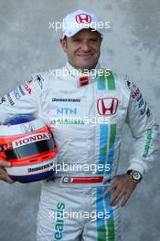 13.03.2008 Melbourne, Australia,  Rubens Barrichello (BRA), Honda Racing F1 Team - Season Portrait Shooting 2008 - Formula 1 World Championship, Rd 1, Australian Grand Prix, Thursday