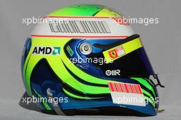 13.03.2008 Melbourne, Australia,  Felipe Massa (BRA), Scuderia Ferrari, helmet - Formula 1 World Championship, Rd 1, Australian Grand Prix, Thursday