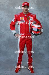 13.03.2008 Melbourne, Australia,  Kimi Raikkonen (FIN), Räikkönen, Scuderia Ferrari - Season Portrait Shooting 2008 - Formula 1 World Championship, Rd 1, Australian Grand Prix, Thursday