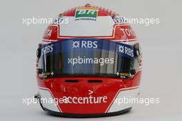 13.03.2008 Melbourne, Australia,  Kazuki Nakajima (JPN), Williams F1 Team, helmet - Formula 1 World Championship, Rd 1, Australian Grand Prix, Thursday